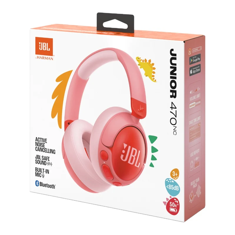 JBL Audífonos Inalámbricos de Diadema para Niños Junior 470NC