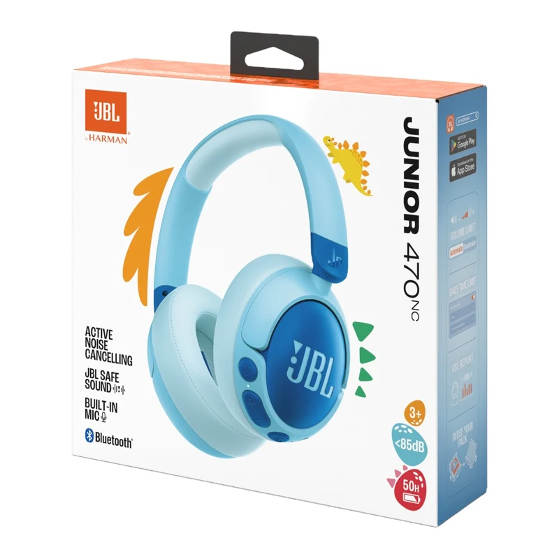 JBL Audífonos Inalámbricos de Diadema para Niños Junior 470NC