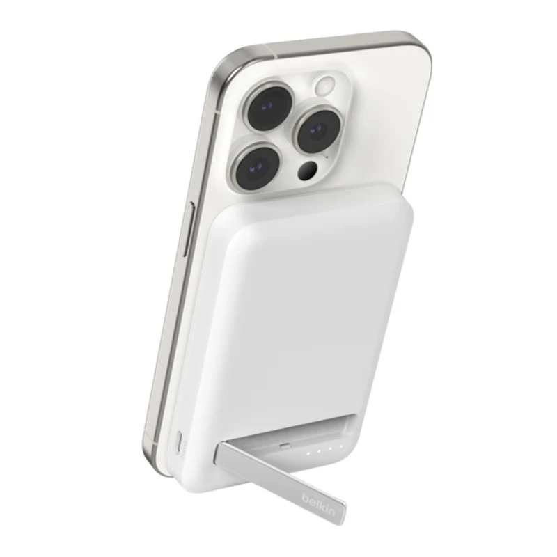 Belkin Power Bank Batería Externa Inalámbrica Magnética 5000mAh, BPD006BT