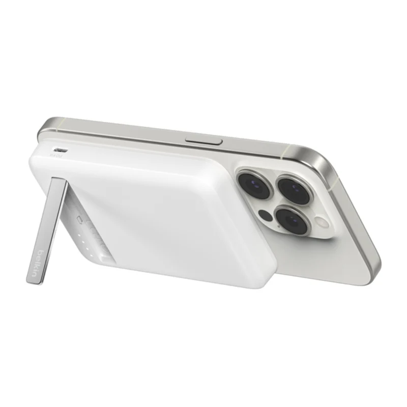 Belkin Power Bank Batería Externa Inalámbrica Magnética 5000mAh, BPD006BT