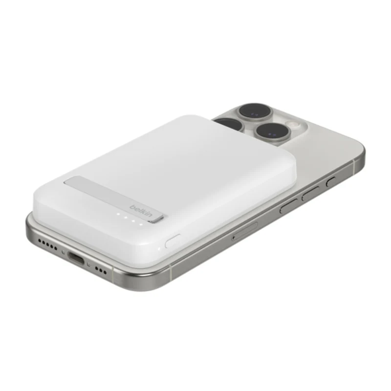 Belkin Power Bank Batería Externa Inalámbrica Magnética 5000mAh, BPD006BT
