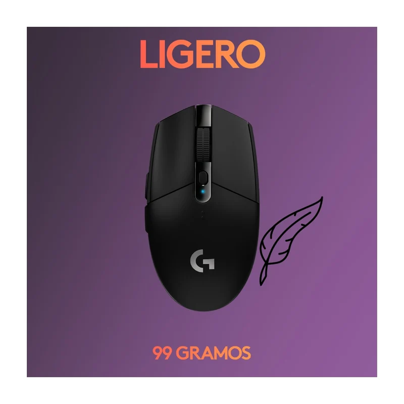Logitech Mouse Inalámbrico Gaming, G305