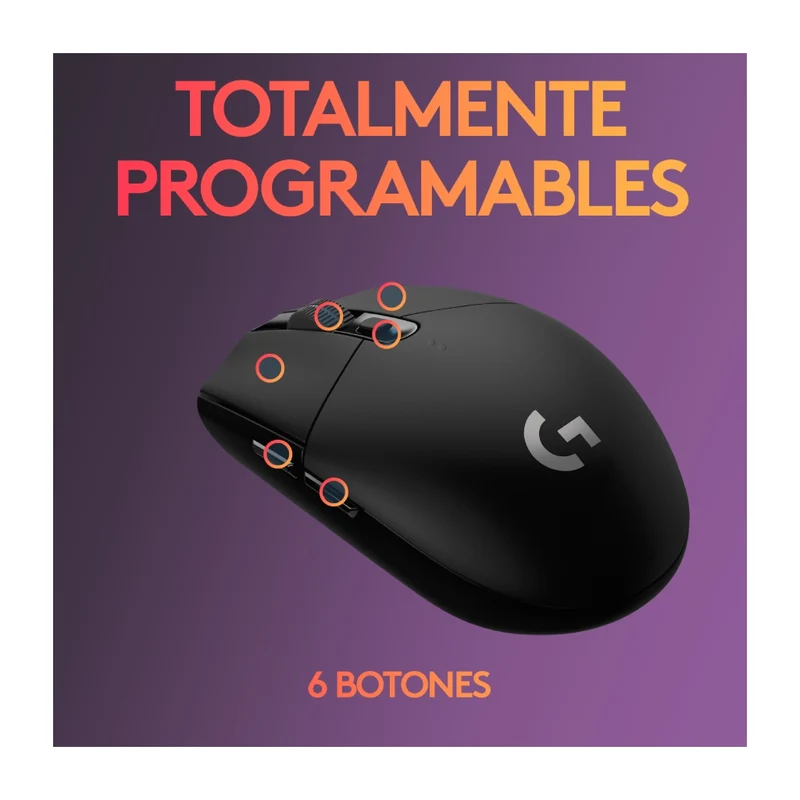 Logitech Mouse Inalámbrico Gaming, G305