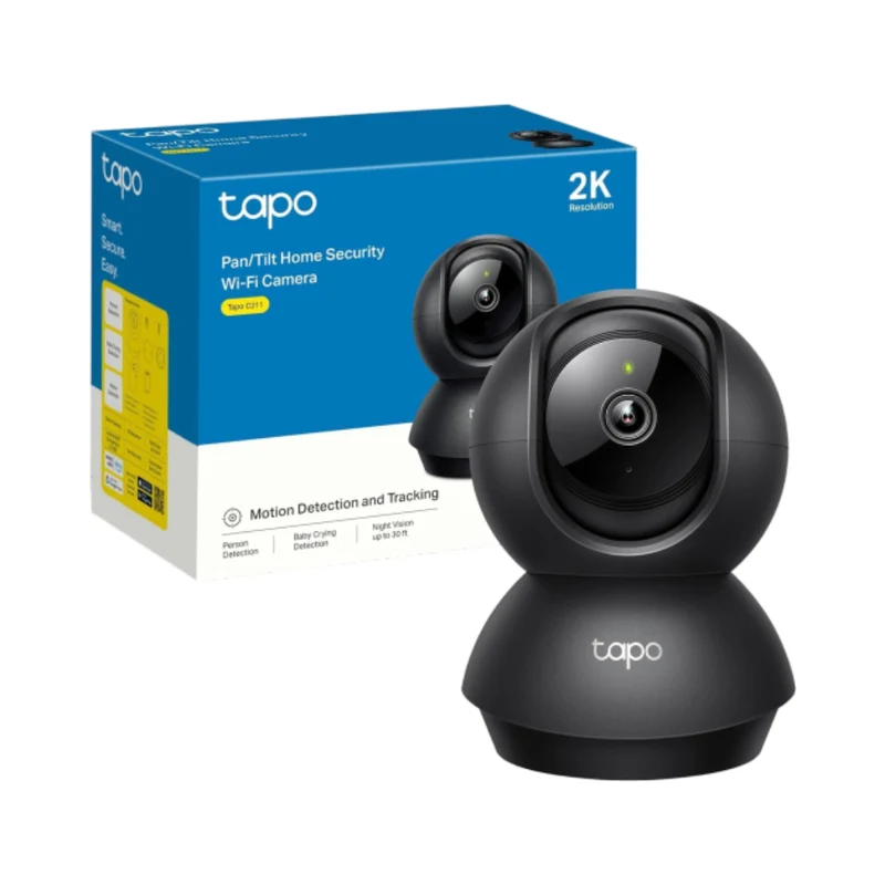 TP-Link Tapo Cámara de Seguridad Inteligente Wifi 360º, C211
