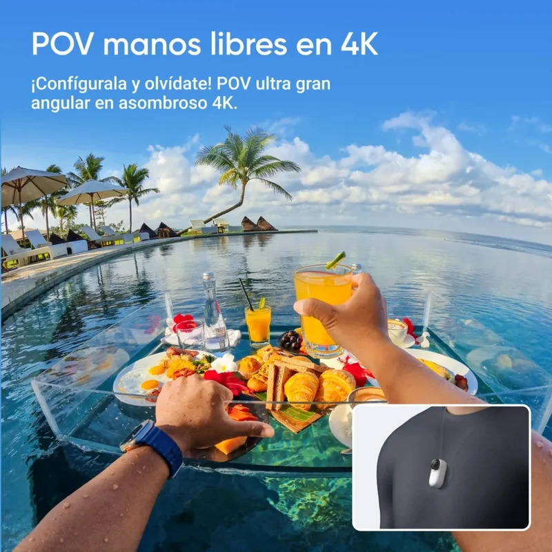 Insta360 Cámara Deportiva GO 3S Standard Edition, 128 GB