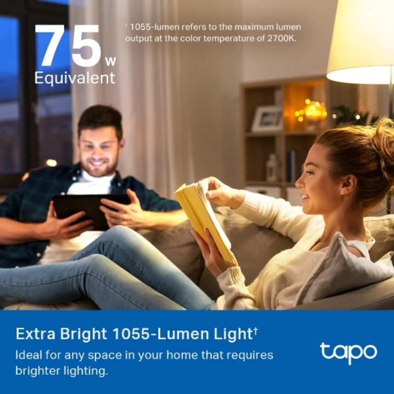 TP-Link Bombillo LED Inteligente Wi-Fi RGB, Tapo L535E