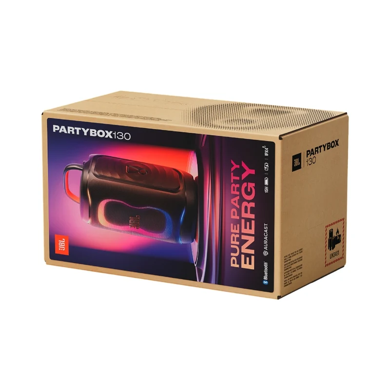 JBL Parlante Inalámbrico PartyBox 130, JBLPB130BLKAM