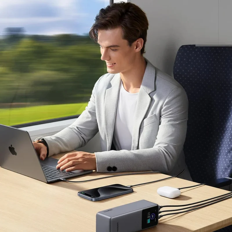 Ugreen Power Bank Batería Externa Carga Rápida con Pantalla 25,000 mAh 200W, 35525B
