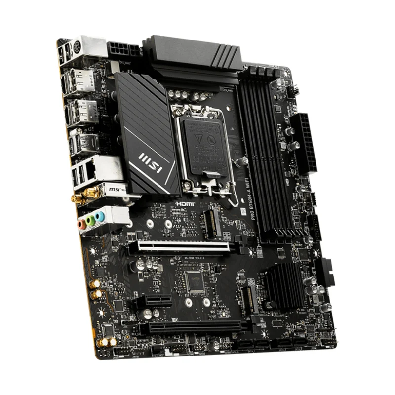 MSI Tarjeta Madre Pro B760M-A Wifi, 911-7D99-007