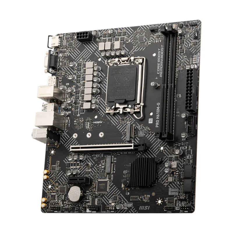 MSI Tarjeta Madre Pro H610M-G DDR5, 911-7D46-204