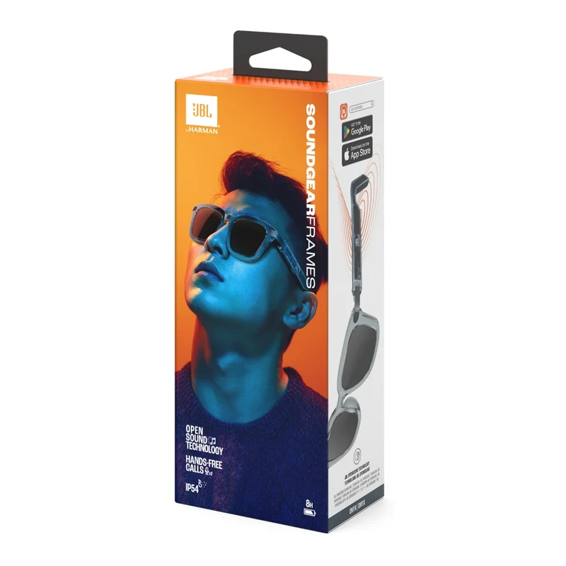 JBL Anteojos Inteligentes Marco Cuadrado para Sol Soundgear Frames