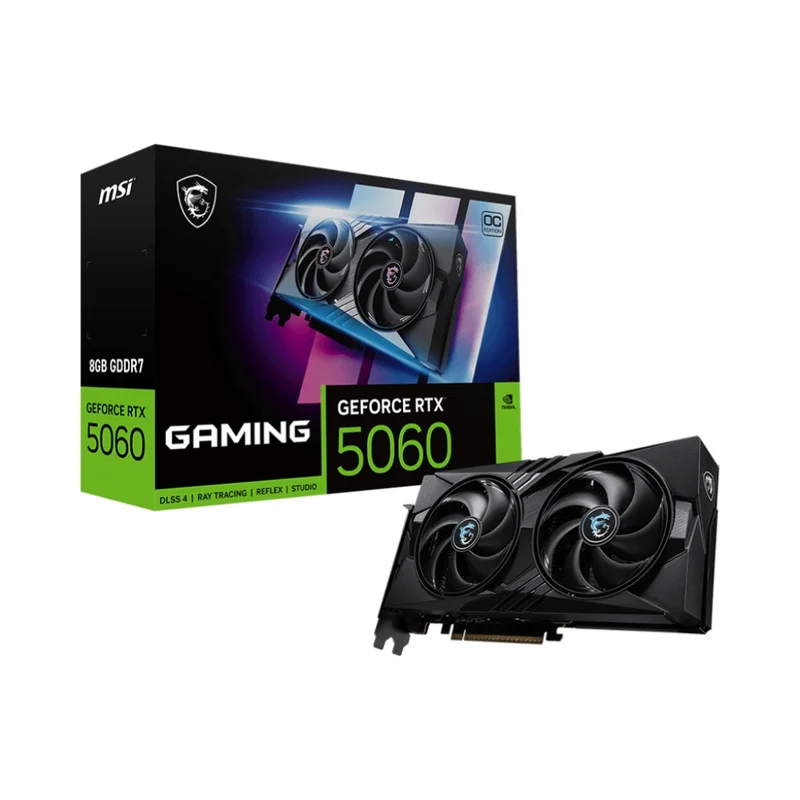 MSI Tarjeta Gráfica Gaming GeForce RTX 5060 8GB Edición OC