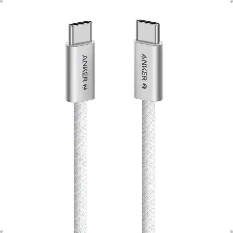 Anker Zolo Cable USB-C a USB-C, cable trenzado y resistente a la suciedad