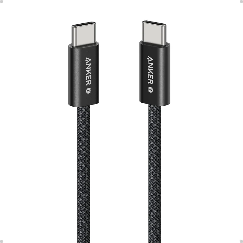 Anker Zolo Cable USB-C a USB-C, cable trenzado y resistente a la suciedad