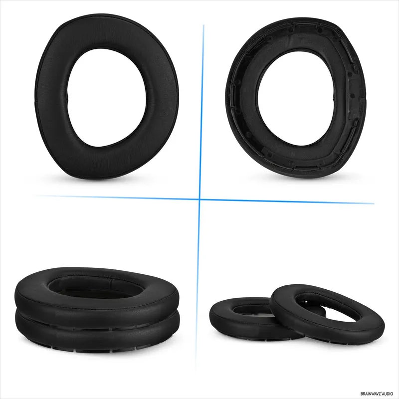 Cuscinetti auricolari di ricambio per cuffie da gioco Sennheiser HD800 e H800S, in pelle PU, memory foam extra comfort, migliorati, durevoli e di lunga durata