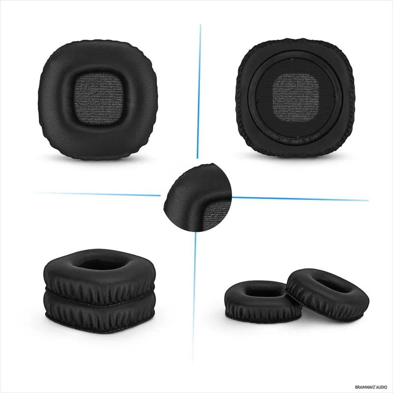 Cuscinetti auricolari di ricambio per cuffie Marshall MID-ANC, in pelle PU, memory foam per un comfort extra, cuscinetti auricolari migliorati, resistenti e di lunga durata