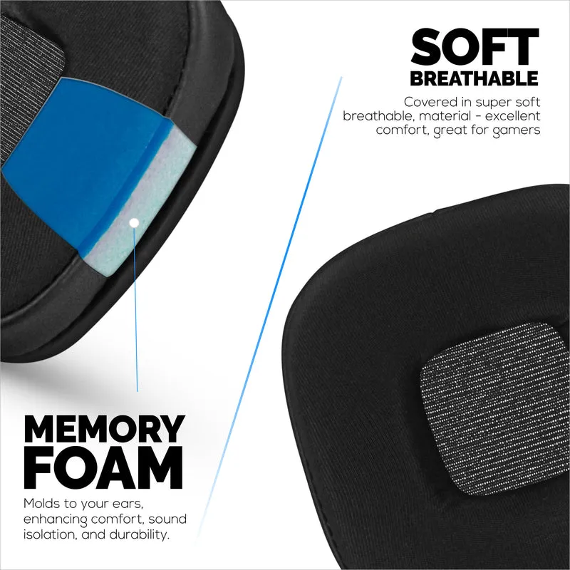 Hybrid Earpads para sa Marshall Major 4 Headphones, Cool Gel, PU Leather at Mas Makapal na Memory Foam Para sa Karagdagang Kaginhawahan