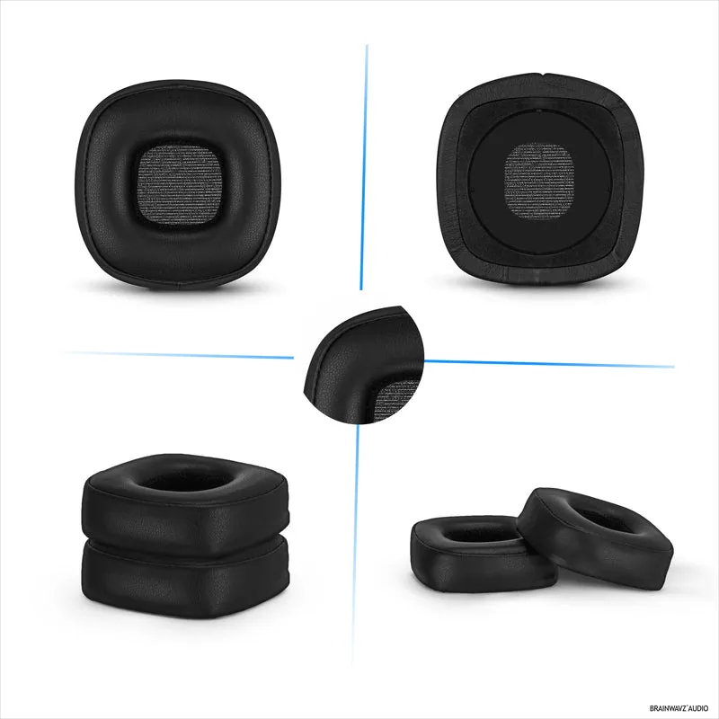 Cuscinetti auricolari di ricambio per cuffie Marshall Major 4, in pelle PU, memory foam per un comfort extra, cuscinetti auricolari migliorati, resistenti e di lunga durata