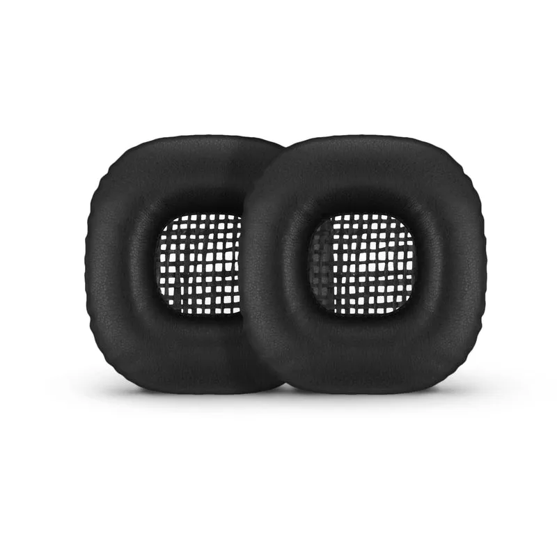 Cuscinetti auricolari di ricambio per cuffie Marshall Major 2, in pelle PU, memory foam per un comfort extra, cuscinetti auricolari migliorati, resistenti e di lunga durata