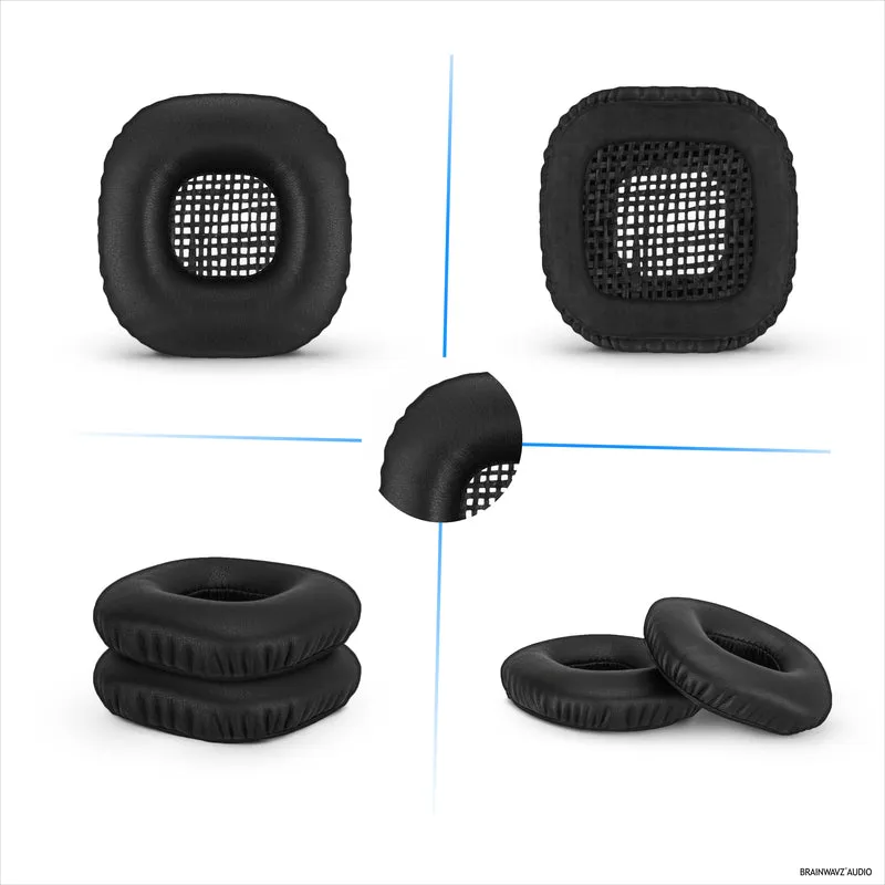 Cuscinetti auricolari di ricambio per cuffie Marshall Major 2, in pelle PU, memory foam per un comfort extra, cuscinetti auricolari migliorati, resistenti e di lunga durata