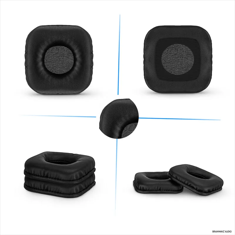 Cuscinetti auricolari di ricambio per cuffie Marshall Major (1a generazione), in pelle PU, morbida schiuma per un comfort extra, cuscinetti auricolari migliorati, resistenti e di lunga durata