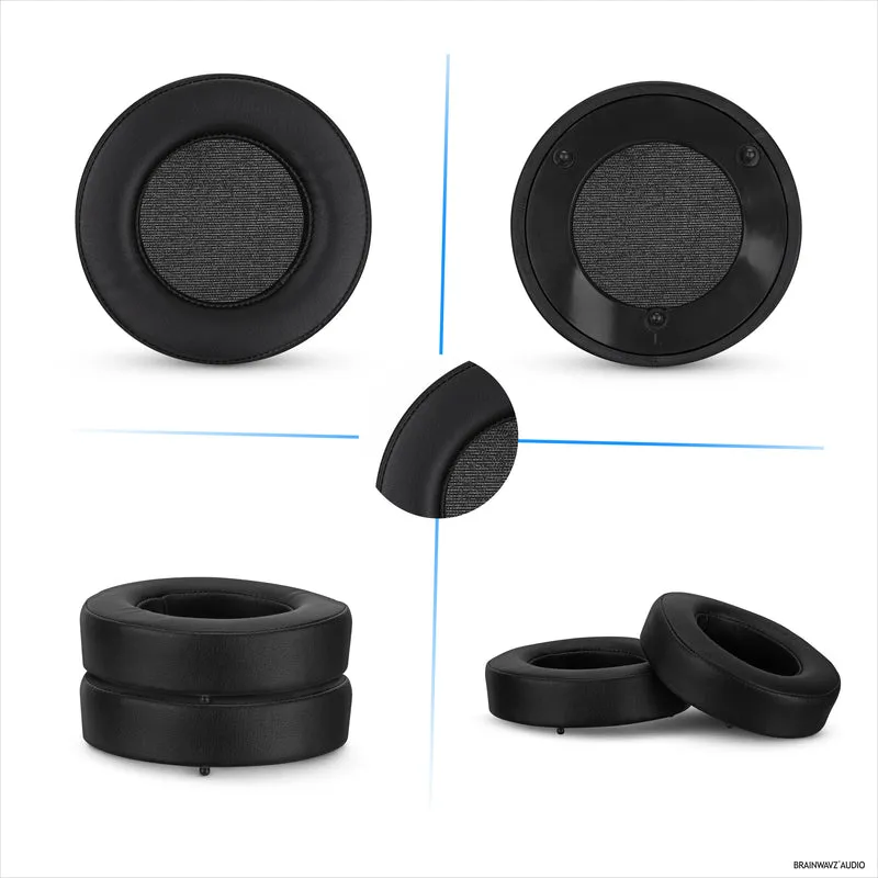 Cuscinetti auricolari sostitutivi per Razer MANO'WAR 7.1, pelle PU, memory foam per un comfort extra,