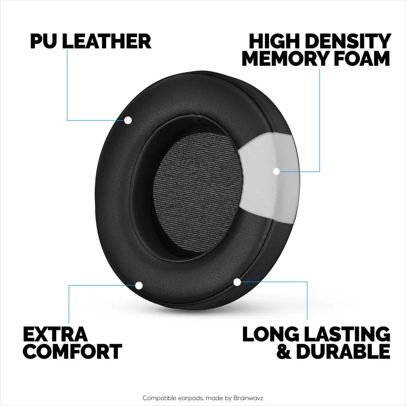 Cuscinetti auricolari in pelle PU per cuffie da gioco Razer Kraken PRO V2 7.1, pelle PU, memory foam