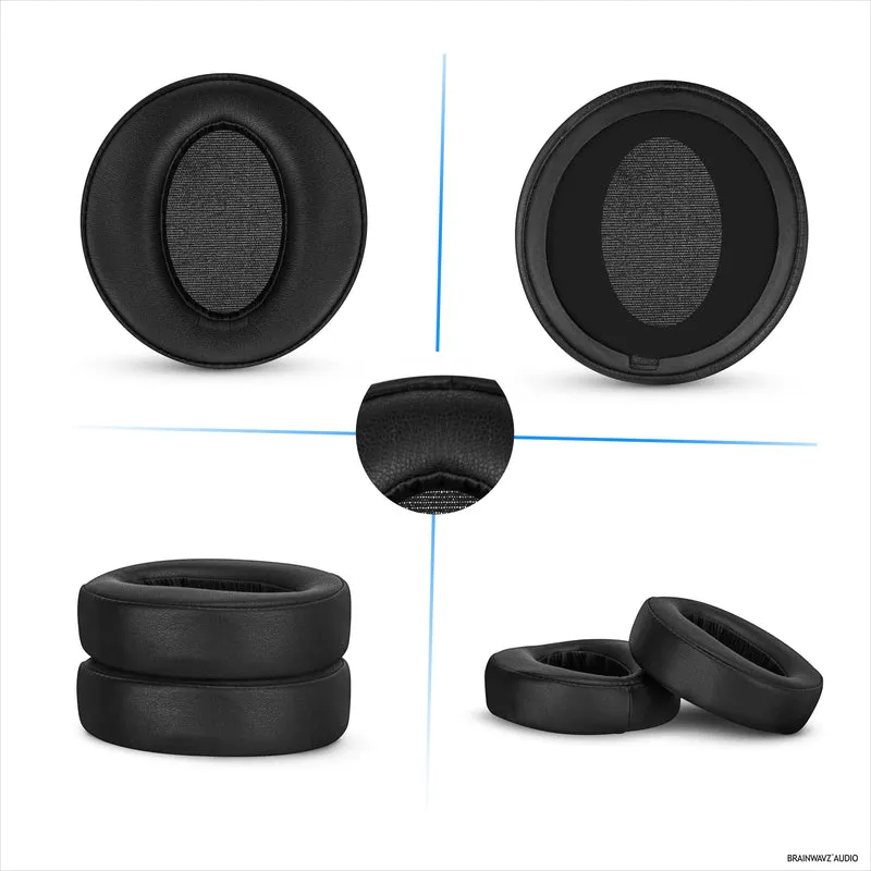 Mga Kapalit na Earpad para sa Sony MDR-XB950BT, XB950N1, XB950B1, XB950AP & XB950/H Headphones, PU Leather, Memory Foam