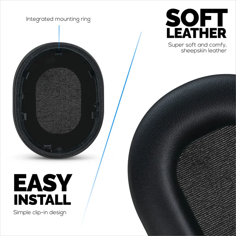 Sheepskin Earpads para sa Sony WH-1000XM5 Headphones, Soft Real Leather, Memory Foam Extra Comfort, Durable at Long Lasting Ear Cushions
