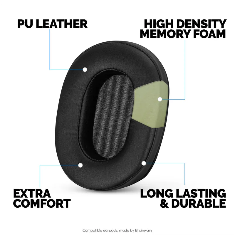 Cuscinetti auricolari sostitutivi per cuffie Sony WH-L600, in pelle PU, memory foam per un comfort extra