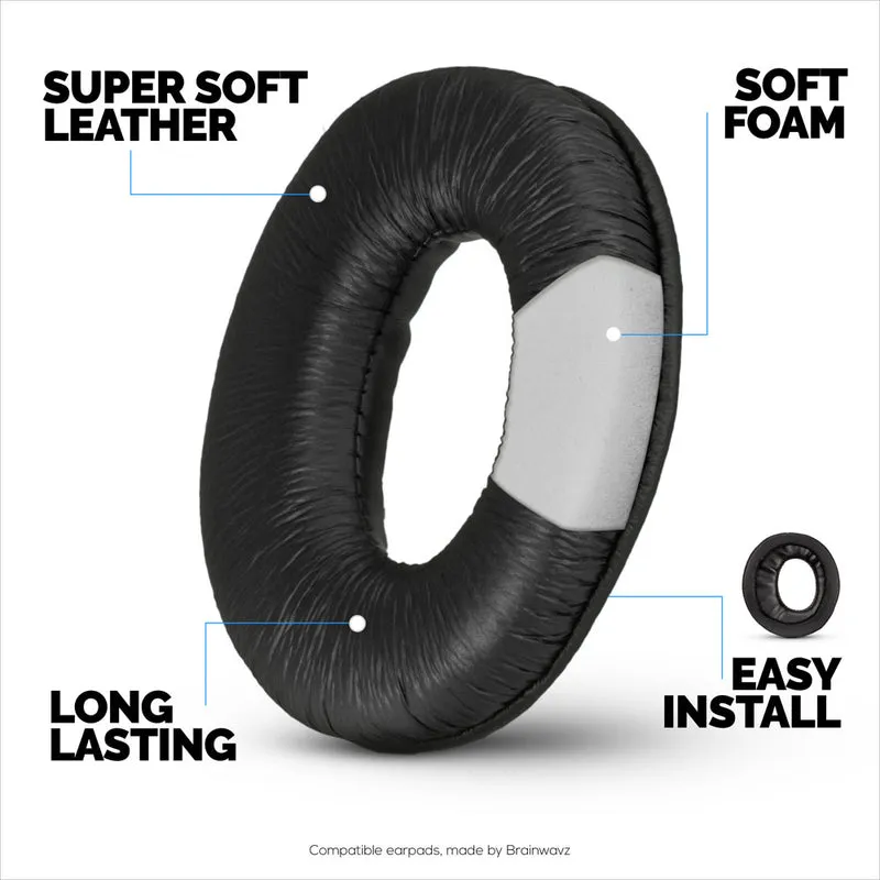 Mga Kapalit na Leather Earpad para sa Sony RF985R, RF960R, RF960RK, RF970, RF970RK, RF925RK, RF865, RF865R, RF865RK, RF860, RF860F Headset