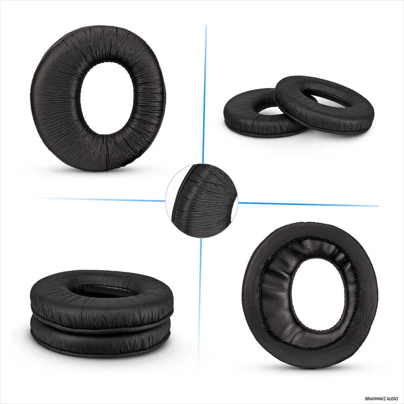 Mga Kapalit na Leather Earpad para sa Sony RF985R, RF960R, RF960RK, RF970, RF970RK, RF925RK, RF865, RF865R, RF865RK, RF860, RF860F Headset