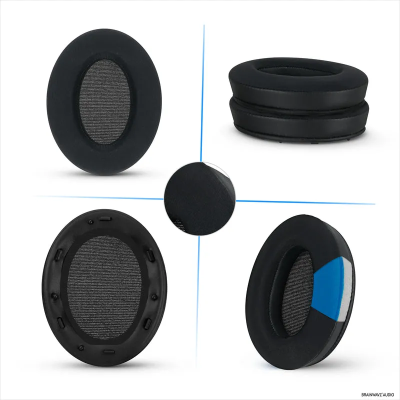Hybrid Gel Earpads para sa Sony WH-1000XM3 Headphones, Cool Gel, Super Soft Fabric, PU Leather at Mas Makapal na Memory Foam