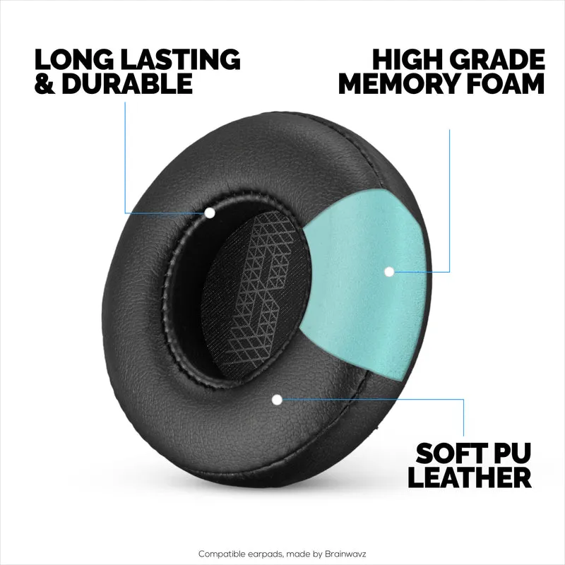 Cuscinetti auricolari sostitutivi per cuffie JBL Live 400BT - Pelle PU e memory foam