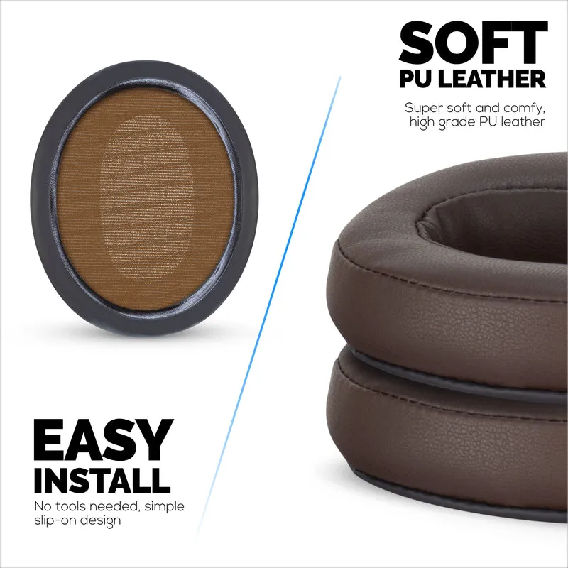 Cuscinetti auricolari sostitutivi per cuffie SENNHEISER Momentum 2 - morbida pelle PU e memory foam