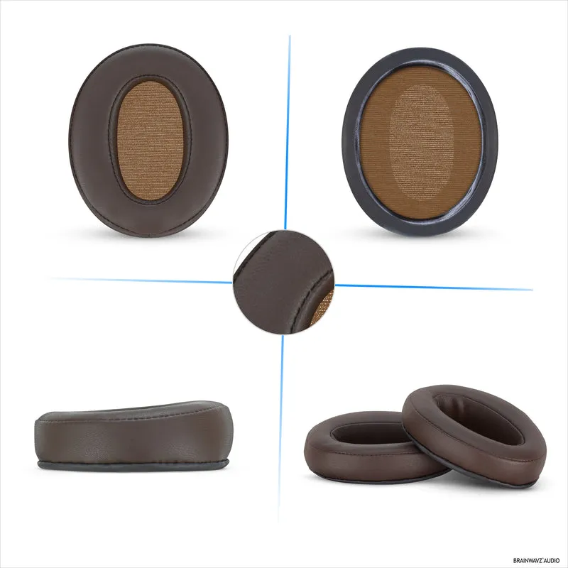 Cuscinetti auricolari sostitutivi per cuffie SENNHEISER Momentum 2 - morbida pelle PU e memory foam