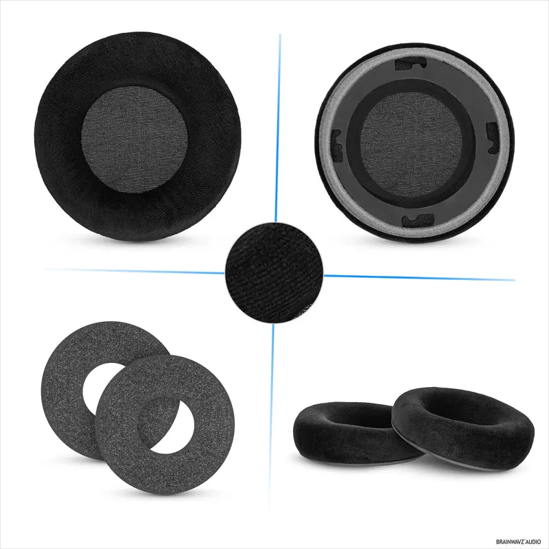 Cuscinetti auricolari sostitutivi per cuffie AKG K701, K702, Q701, K601, K612, K712 - Velluto morbido e schiuma