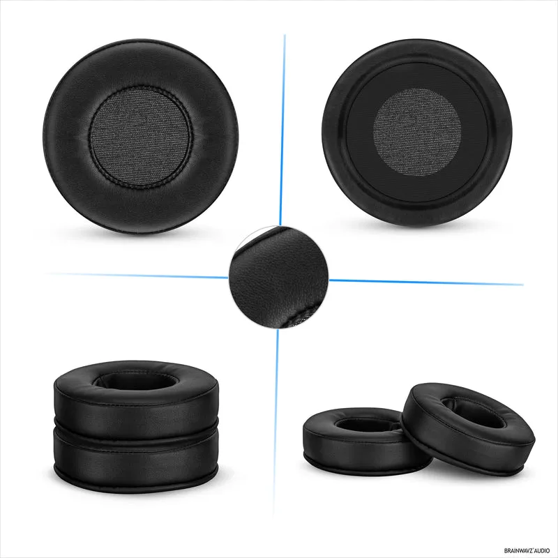 Cuscinetti auricolari sostitutivi per cuffie AKG K181 - morbida pelle PU e morbida schiuma
