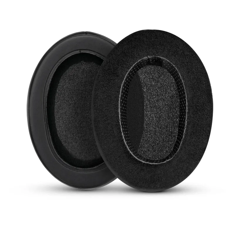 Cuscinetti auricolari ibridi per cuffie Steelseries Arctis Nova Pro Wireless, Nova Pro Omni e Nova Elite - Schiuma a memoria di forma con rivestimento in velluto e pelle PU