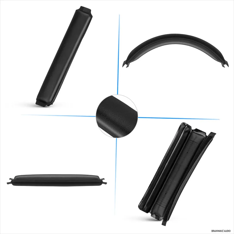 Kapalit na Headband para sa Bose QuietComfort QC25, QC35, QC35II at QC35II Headphones - Soft PU Leather at Foam