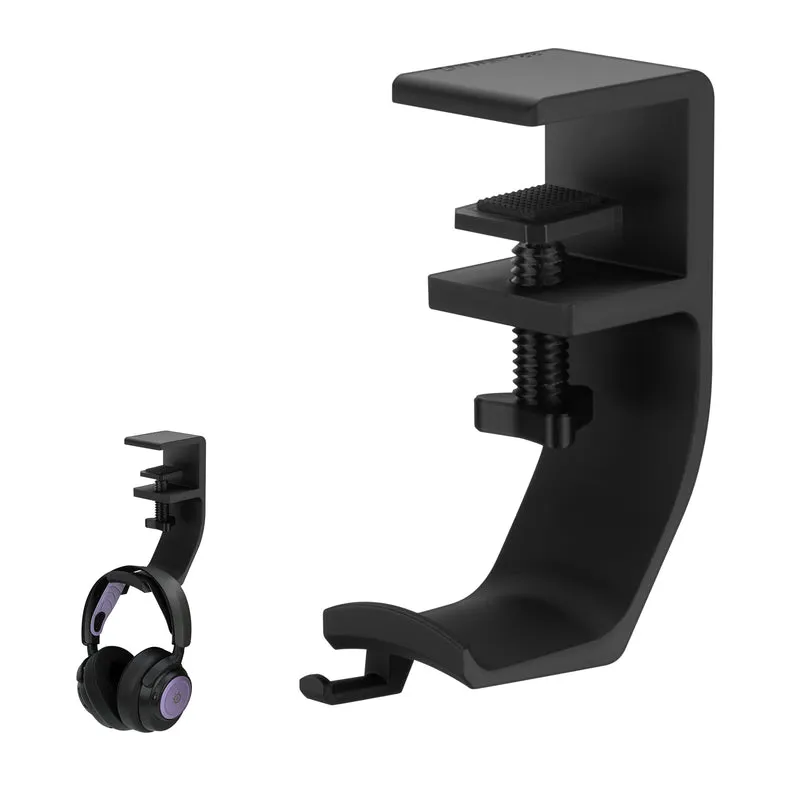 Brainwavz Claw - Under Desk Headphone Hanger Stand, Screw in Place, Madaling I-install na may Adjustable Mounting Clamp, Angkop para sa Lahat ng Headset