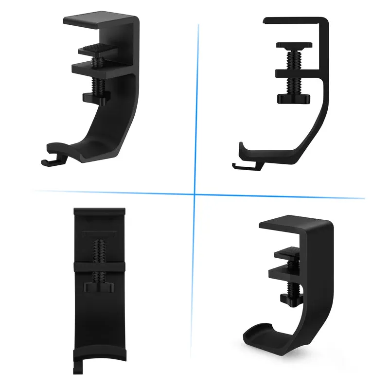 Brainwavz Claw - Under Desk Headphone Hanger Stand, Screw in Place, Madaling I-install na may Adjustable Mounting Clamp, Angkop para sa Lahat ng Headset
