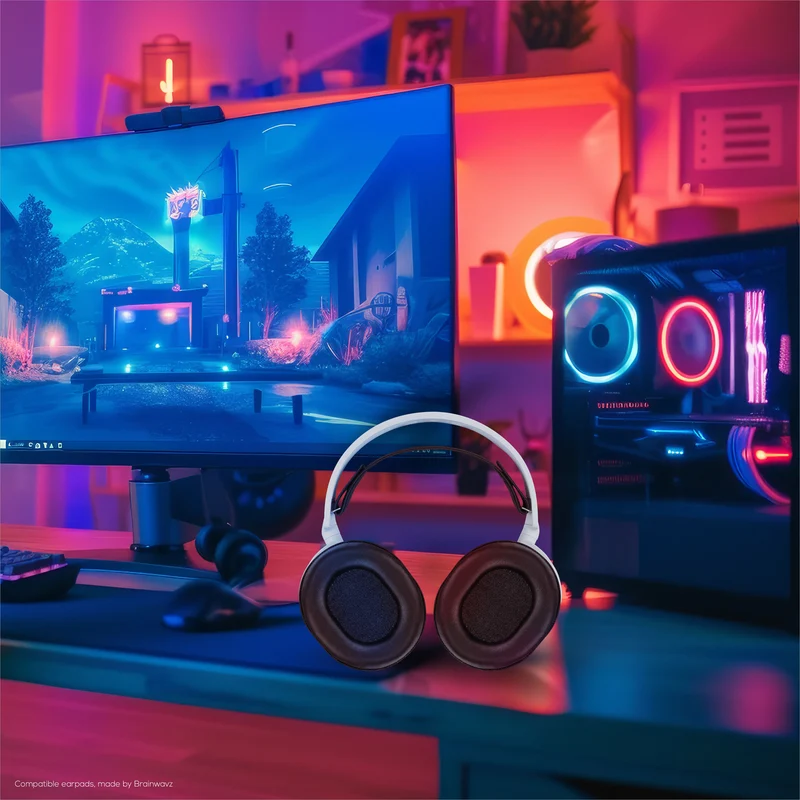 Cuscinetti in pelle di pecora per cuffie Steelseries Arctis 1, 3, 5, 7, 9, PRO e PRIME, vera pelle con memory foam