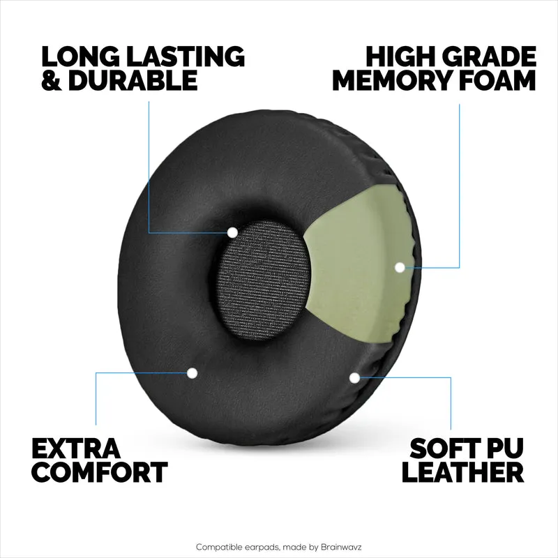 Mga Kapalit na Earpad para sa SONY MDR-XB450, XB450AP, XB550AP Headphones - Soft PU Leather at Memory Foam