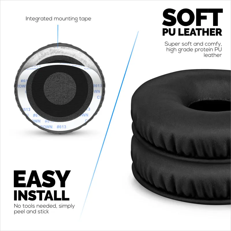 Mga Kapalit na Earpad para sa SONY MDR-XB450, XB450AP, XB550AP Headphones - Soft PU Leather at Memory Foam