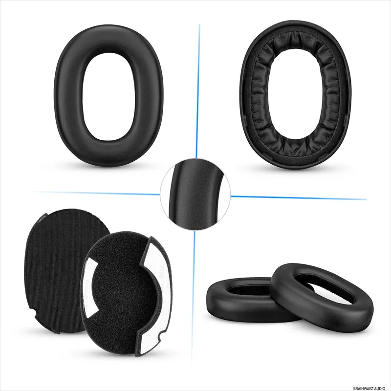 Cuscinetti di ricambio per cuffie wireless Jabra Elite 85H: morbida pelle PU e memory foam