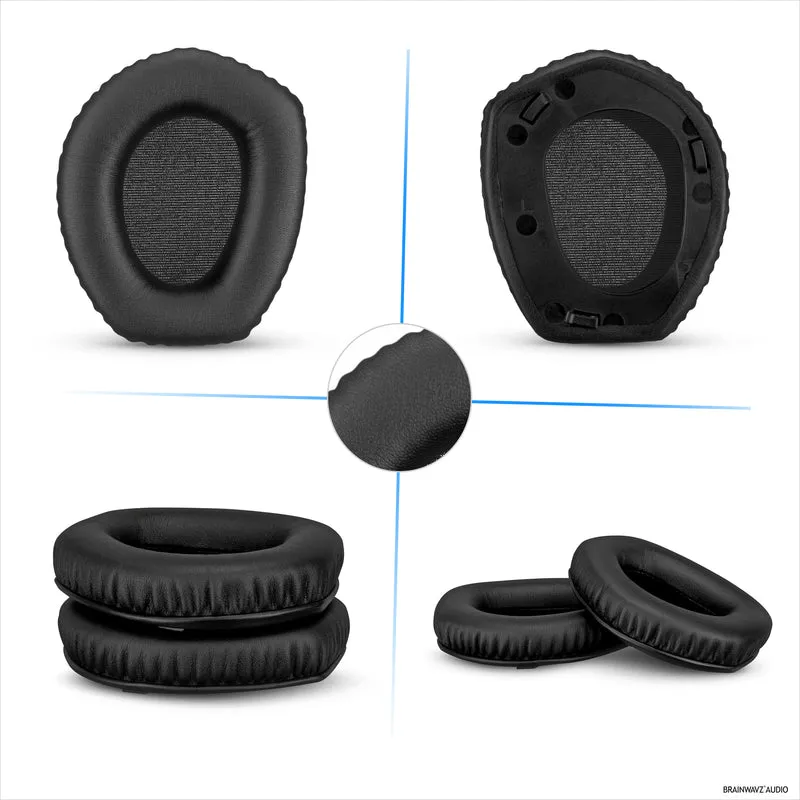Cuscinetti di ricambio per cuffie SENNHEISER RS165, RS175, RS185 e RS195 - Morbida pelle PU e morbida schiuma