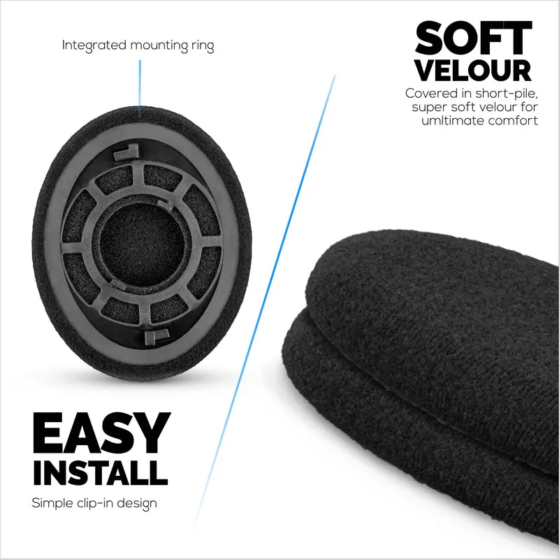 Velor Earpads para sa SENNHEISER RS120, RS110, RS115, RS117, RS119 Headphones - Soft Foam Ear Pad - HDR 120, HDR100, HDR110, HDR117, HDR119