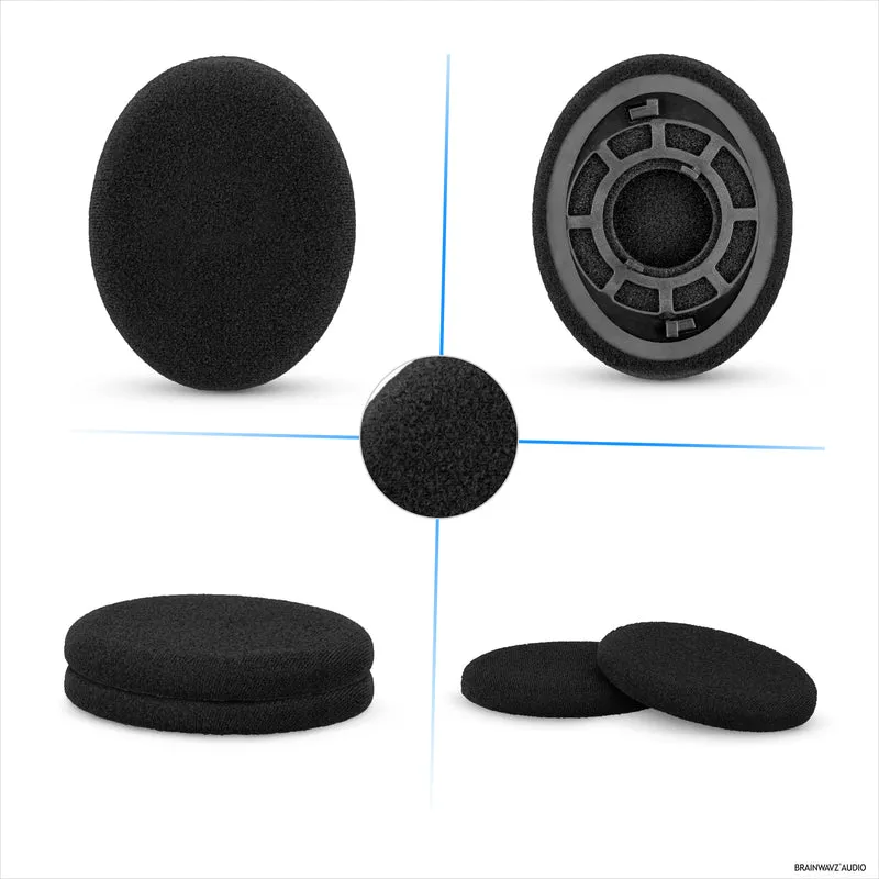 Velor Earpads para sa SENNHEISER RS120, RS110, RS115, RS117, RS119 Headphones - Soft Foam Ear Pad - HDR 120, HDR100, HDR110, HDR117, HDR119