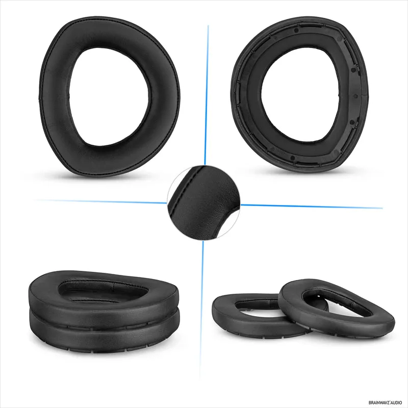 Cuscinetti in pelle di pecora per cuffie SENNHEISER HD800 e HD800S, alta qualità, morbida vera pelle e memory foam